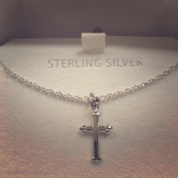 Sterling Silver Cross Necklace (children’s)
